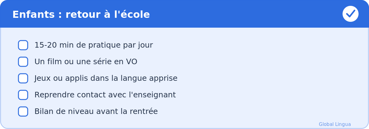 to do pour les enfants